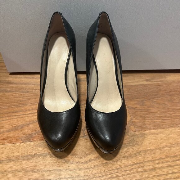 Black Platform Pumps - Picture 1 of 4